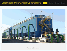 Tablet Screenshot of chambersmechanical.com